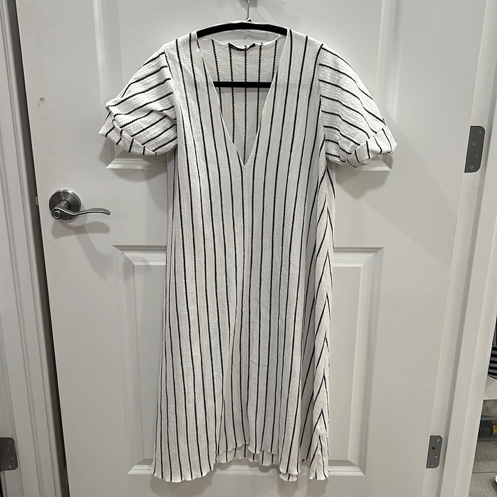 Black and White stripe dress